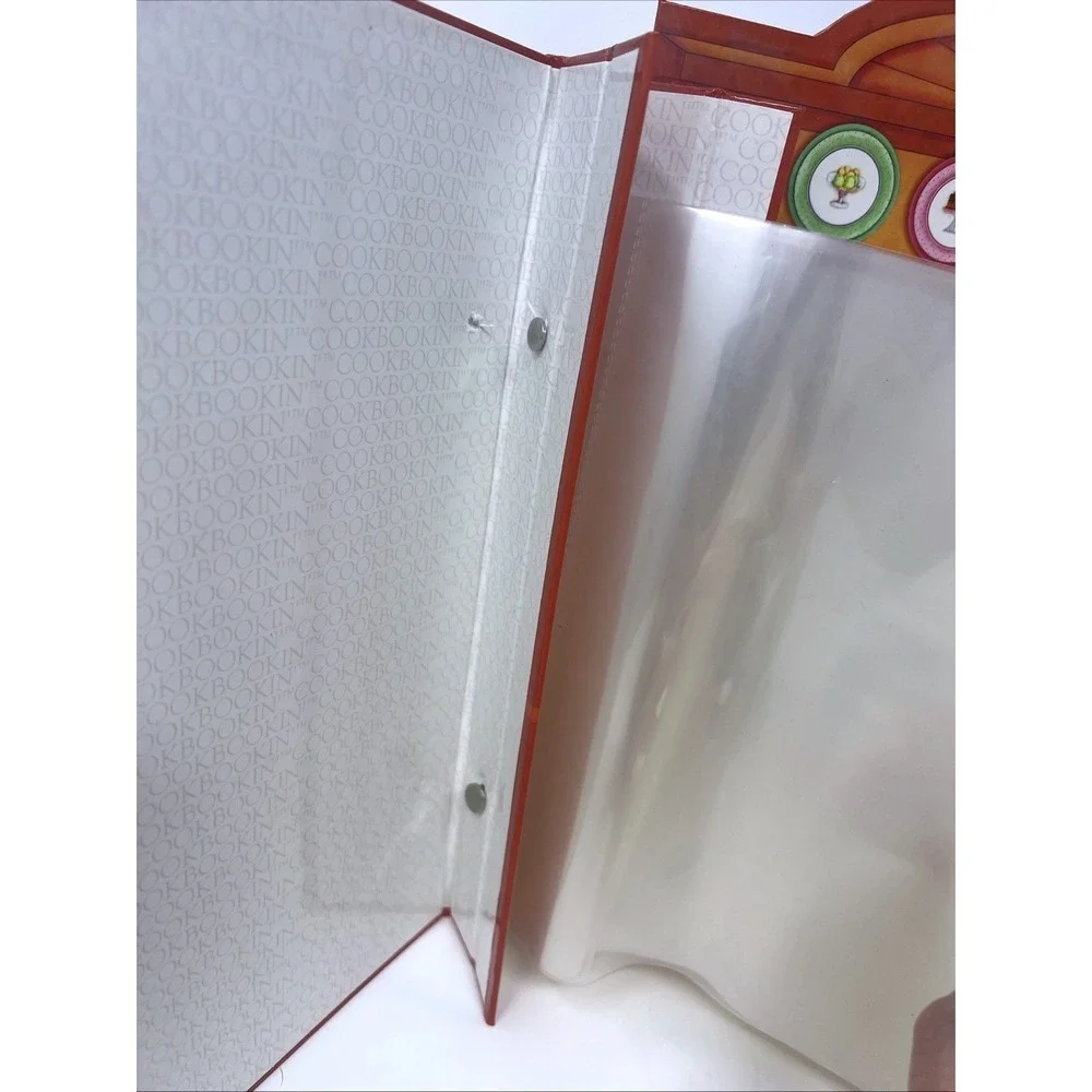 10x10 Kitchen Recipe Scrapbook Album 20 Refillable 8x8 Pages Assembled Unused